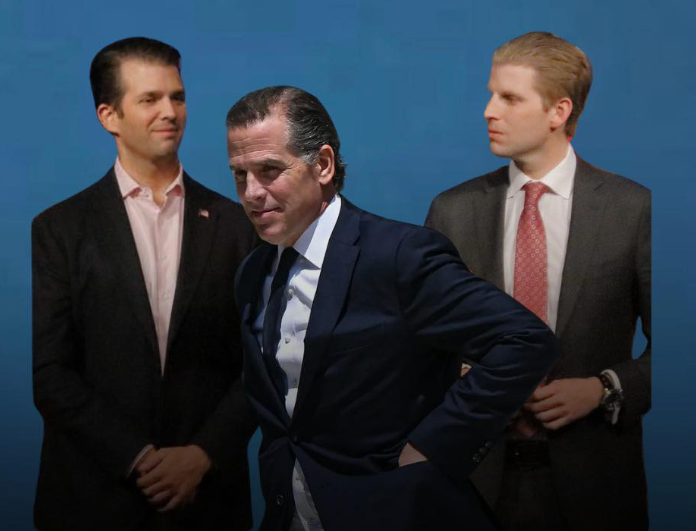 Hunter Biden challenges Eric Trump and Donald Trump Jr. to a cage match.