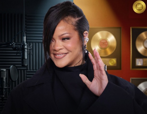 Rihanna makes history as the first female artist to surpass 200 million RIAA singles certifications, despite not releasing a new album in over a decade.